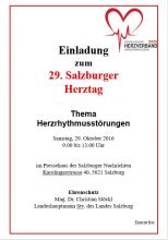 Einladung Salzburger Herztag 2016