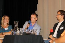 Dr. Petra Burger, Dr. Walter Keidel, Moderator Mag. Armin Raderbauer