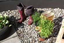 Beim Urban Gardening werden Alltagsgegenstände Zweckentfremdet.