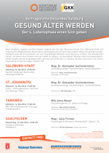 Gesund älter werden - der 4. Lebensphase einen Sinn geben