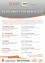 Vortragstermine Keine Angst vor dem Glück
