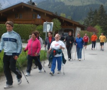 Der Spaß steht beim Nordic Walking im Vordergrund.