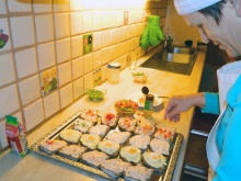 Kochbegeisterte Mitarbeiterin der Lebenshilfe Radstadt.