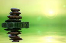 Steinpyramide für Harmonie und Ausgleich Steinpyramide