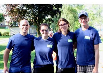 Die Crew bei der Registrierung