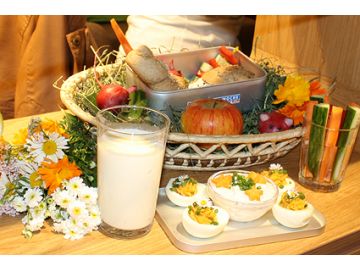 Das Jausenkörbchen der 3b aus Adnet.