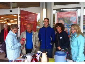 Das Team der Schlaganfalltherapie Flachgau lud zum Info-Café.