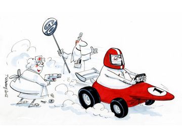 Karikatur von Thomas Wizany zur diesjährigen Aktion.