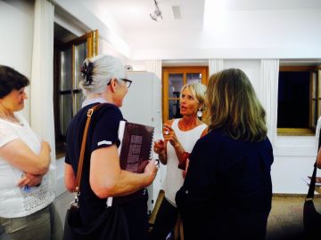 Im Gespräch nach dem Vortrag