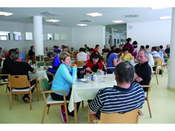 Mittagszeit im Klinikum.
