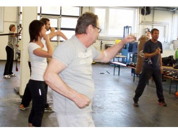 Die zweite Runde des Boxtrainings wurde eröffnet.