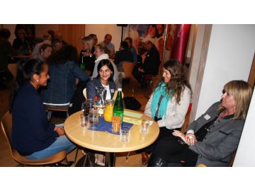 Im Rahmen des "World Cafes" wurde sich untereinander ausgetauscht.