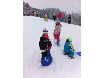 Rutschblattrutschen im Freizeitgelände
