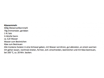 Rezept Käsesemmeln