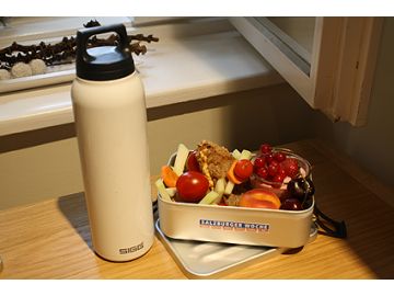 Die prall gefüllte Jausenbox der 2c des Privatgymnasiums St. Ursula.